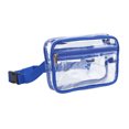 thumbnail image 1 of Waterproof PVC Clear Sling Bag, Transparent Large Capacity Adjustable Strap Chest Waist Pack For Sports Travel, 1 of 8