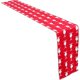 thumbnail image 1 of Camino de mesa navideño rojo de 30 cm x 180 cm Camino de mesa navideño de lino y algodón Camino de mesa navideño de tela roja Mesa navideña, 1 of 4