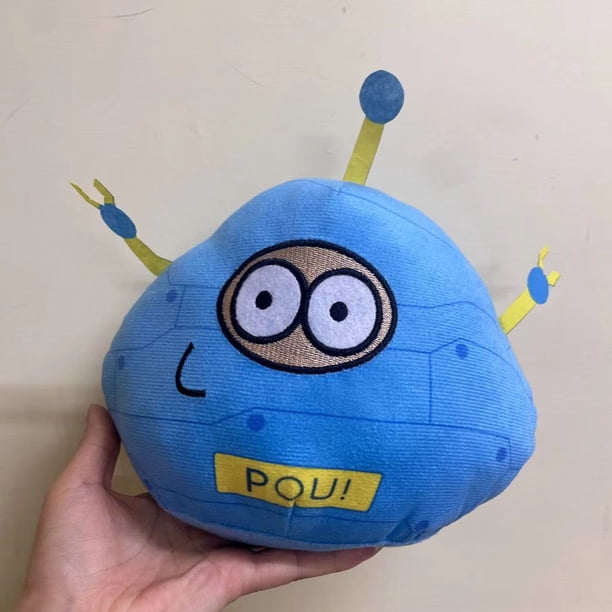Peluche extraterrestre de ojos grandes y pequeño peluche portátil