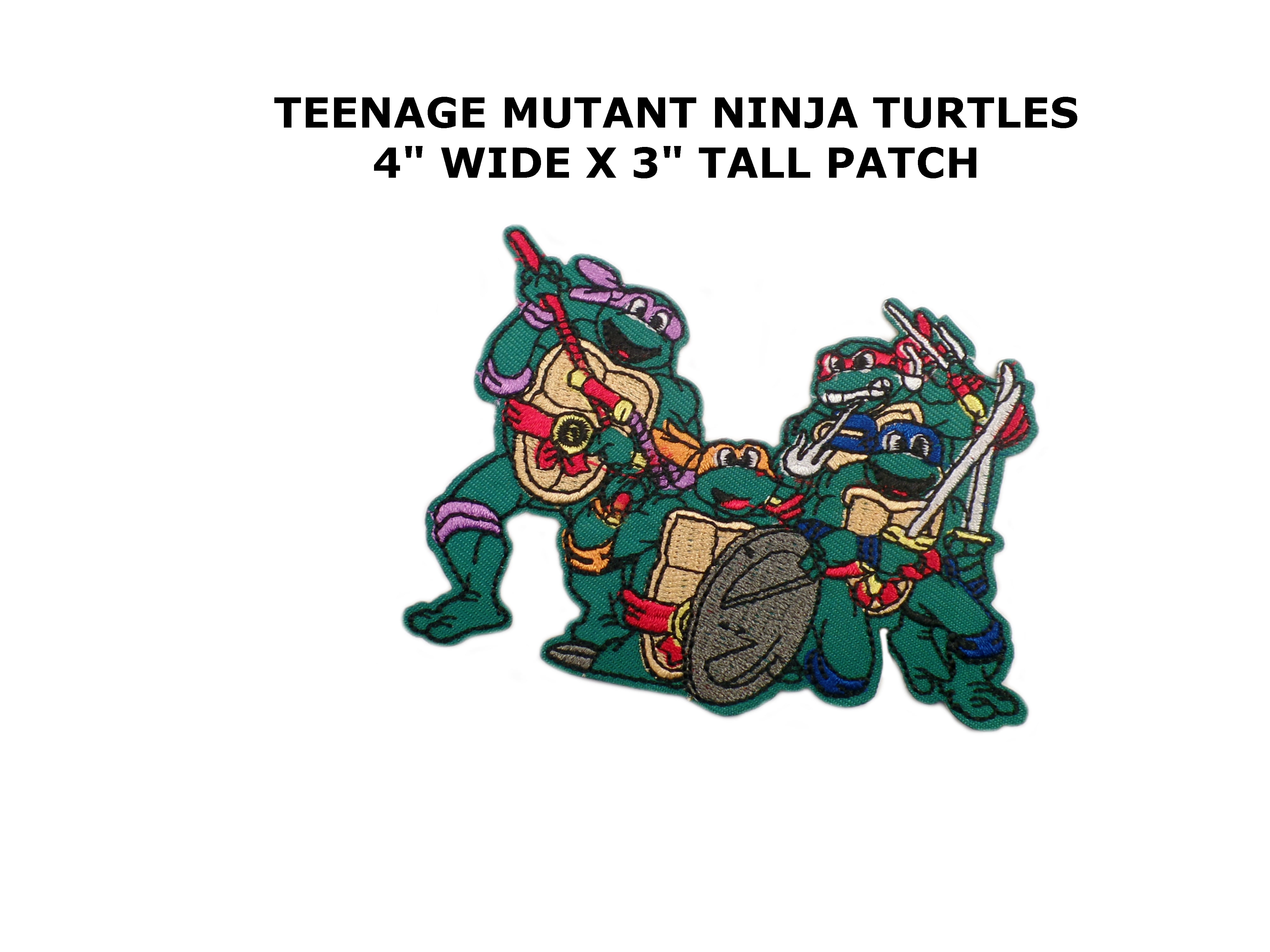 Teenage Mutant Ninja Turtles fabric iron on appliqués style #1
