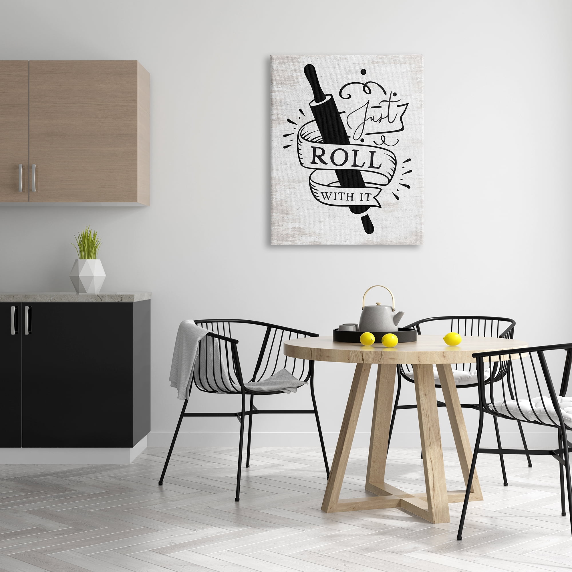 Stupell Industries Roll With It Kitchen Food & Beverage Painting Gallery Wrapped Canvas Print Wall Art, 30 x 40