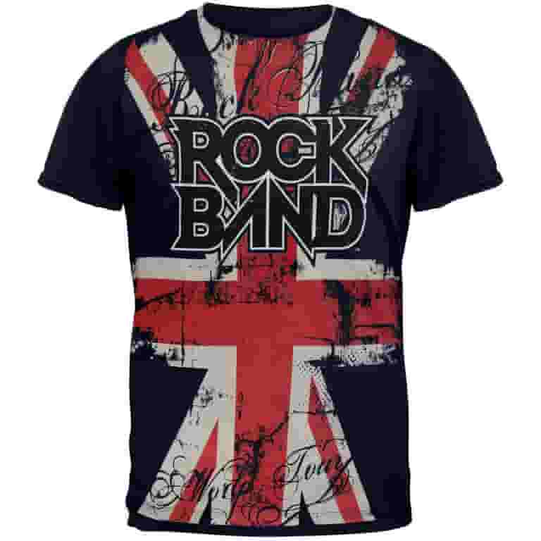 【2plan】Rock band color short sleeve t-shirt 2plan】Rock band color short sleeve t-shirt Rockband 2 T