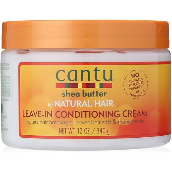 Cantu, Shea Butter for Natural Hair, Leave-In Conditioning Cream, 12 oz (340 g) Pack of 2