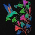 thumbnail image 2 of CafePress - Rainbow Hummingbird On Trumpet Vine Maternity Dark - Maternity Dark T-Shirt, 2 of 3