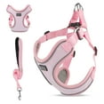 thumbnail image 6 of PcEoTllar Dog Harness and Leash Combo, Escape Proof No Pull Vest Harness, Step-in Reflective Adjustable Soft Padded Pet Harness for Small to Large Dogs, Pink XS, 6 of 11