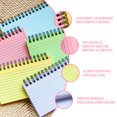thumbnail image 3 of Assorted Color Note Pad for Writing with Smooth Paper Perfect for Daily Planning and Gifts 3 Pcs, 3 of 8