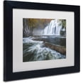 thumbnail image 2 of Trademark Fine Art "Waterfalls of Tufs in Jura" Canvas Art by Mathieu Rivrin, White Matte, Black Frame, 2 of 4