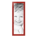 thumbnail image 2 of ArtToFrames 11" x 33" Red Picture Frame, 11x33 inch Red Wood Poster Frame (WOM-4593), 2 of 8