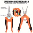 thumbnail image 2 of CNKOO 4 Pack Garden Pruning Shears  Stainless Steel Garden Shears  Gardening Shears  Garden Scissors  Garden Clippers  Pruning Snips  Pruning Shears for Gardening Tools, 2 of 5