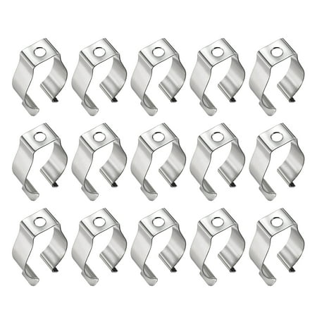 Unique Bargains 15 Pcs T8 LED Fluorescent Tube Lamp U Clips Holder (34 ...