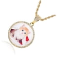 thumbnail image 2 of Qarigey Collar de medallones, collares delicados de moda, cadenas colgantes multiusos, accesorio decorativo de joyería que combina con todo Ropa, zapatos y accesorios Miscelánea Oro Qarigey AP015429-01, 2 of 6