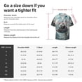 thumbnail image 5 of Rateoe Panda In Futuristic City Pattern Men's Short Sleeve Classic Shirt, Casual Short-Sleeved Shirt, Lightweight Summer Shirt, Cuban Collar Shirt,Button-Front Shirt-4X-Large, 5 of 5