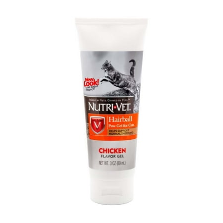 Nutri-Vet Hairball Paw-Gel for Cats Chicken Liver 3oz
