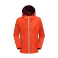 thumbnail image 2 of Men's Outdoor Reflective Hooded Windbreaker Sports Jacket with Pocket, 2 of 7