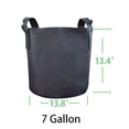 thumbnail image 5 of LABLT New Black Fabric Grow Pots Aeration Planter Bags Root Garden Container 5/10/20 Pack, 5 of 7