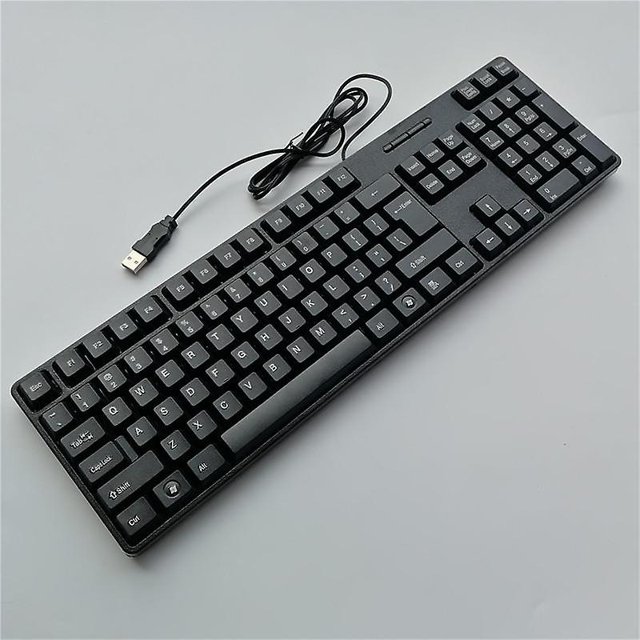 Juego de teclado y mouse con interfaz USB con cable XianweiShao 8390606849182