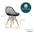 thumbnail image 2 of Comedor Vento 4 personas rectangular Negro, 2 of 8