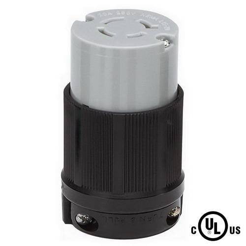 2 Units NEMA L15-20 Grounding Locking Connector UL 3 Pole 4 Wire 20a 250v for sale online 