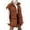 Dark Brown, variant on Women Winter Oversized Puffer Vest Light-Weight Stand Collar Sleeveless Padded Puffy Jackets with Pockets Dark Brown L