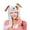 I, variant on Animal Head Covers - Style I A - Animal Hat with Ears Moving Jumping up Beating Hat Plush Holiday Cosplay Dress up Funny, 1 Animal Head Cover, Easter, Wedding Makeup Organizers