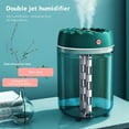 thumbnail image 4 of Moocorvic Portable Desk Humidifier, 1.8L Cool Mist Humidifier, Small Humidifier For Home Bedroom Office, Plants, Double-Head Spray, Colorful Night Light Function, 4 of 6