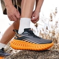 thumbnail image 3 of Lightweight And Breathable Men's Racing Shoes for Road Running; Outdoor Marathon Training Shoes And ; Low-top Sports Shoes for Fitness Exercise Anti-slip And Wear- Hiking Shoes  with Laces for Adults, 3 of 9