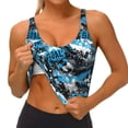 thumbnail image 4 of Lsque Football Time Printed Women'S Sports Bra, Compression, Moisture Wicking, High-Impact Sports Bra For Women,Supportive sports bra-XX-Large, 4 of 9