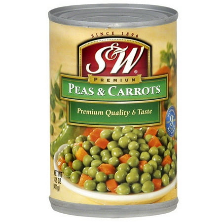 S&w Peas & Carrots, 14.5 Oz (pack Of 12)