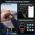 thumbnail image 4 of Reloj inteligente BRUBOSES Military 170+ Sports Modes IP68 negro, 4 of 7