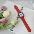 thumbnail image 3 of Correa para Apple Watch compatible con 38mm / 40mm de Silicón + Case Protector de pantalla con Cristal Templado. Mamá Pulpo  Silicón con case, 3 of 8