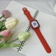 thumbnail image 3 of Correa para Apple Watch compatible con 38mm / 40mm de Silicón + Case Protector de pantalla con Cristal Templado. Mamá Pulpo  Silicón con case, 3 of 8