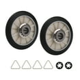 thumbnail image 1 of BQLZR 2PCS Dryer Rear Drum Support Roller Kit 349241T Replacement Parts 340352, 1 of 3