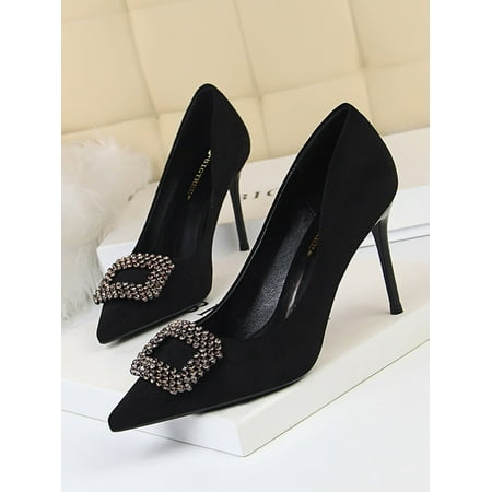 

Buckle Decor Stiletto Court Heels Women‘s Footwear