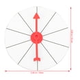 thumbnail image 2 of 2pcs Game Wheel Lottery Turntable DIY Draw Game Table Turntable Fortune Wheel, 2 of 5