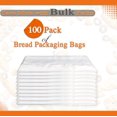 thumbnail image 4 of Bread Bags with Ties Reusable Bread Bags for Homemade Bread Gift Giving, and Bakery Owners, Storage Bread Loaf Bags. （Clear 100pcs）, 4 of 5