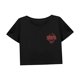 thumbnail image 4 of Camisa corta casual de verano para mujer con cuello redondo para vacaciones en el trabajo L, 4 of 7
