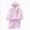 B14-Purple, variant on Gibobby Kids Thick Coral Fleece Bathrobe,Warm Cozy Hooded Robe with Adjustable Belt,Cute Print,for Boys Girls 2-12T for Autumn Winter Cold Weather Kids Toddler Pajamas,Yellow,Size 6-7T