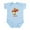 Sky Blue, variant on CafePress - Fiesta Pug Infant Bodysuit - Baby Light Bodysuit, Size Newborn - 24 Months