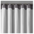 thumbnail image 4 of Faux Silk Embroidered Window Valance Grey 50x18" Grey + Polyester, 4 of 8