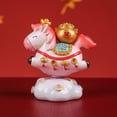 thumbnail image 6 of NOVELAR Rotating Horse Figurine Ornament, 2.56 x 2.36 x 1.97 in, Brings Good Fortune and Vibrant Color, Perfect for Office or Home Shelf Display, 6 of 7
