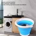 thumbnail image 3 of Mini Folding Washing Machine: 10L Capacity, Quick Clean For Underwear, Socks  Baby Clothes, 3 of 6