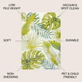 thumbnail image 2 of JONATHAN Y LUXOR Monstera Tropical Leaves Area Rug, 3 x 5, Ivory/Green, 2 of 4