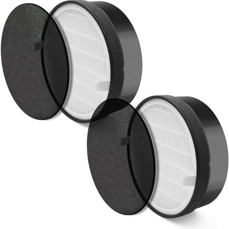 

2Pcs Filters For LEVOIT LV-H132 LV-H132-RF Air Purifier Replacement KJ65F-A1
