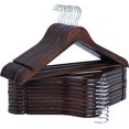 thumbnail image 1 of StorageWorks 20 Pack Cintre en Bois de Noyer l (Tout Neuf), 1 of 6