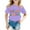 Purple, variant on BOOMNY Baby Girls Tshirts Short Sleeve Casual Big Sister Letter Printed T Shirts Lightweight Loose Summer Shirt Tops Leisure Girl's Clothes