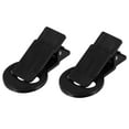 thumbnail image 1 of FONDOTIN 2Pcs Cell Phone Camera Lens Clips Black Rubber For Outdoor Photography, 1 of 6
