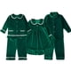 thumbnail image 5 of Venta caliente de ropa familiar unisex a juego, conjuntos de pijamas navideños de terciopelo suave para niños y niñas, conjuntos de pijamas navideños con volantes para bebés, 5 of 5