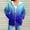 Blue, variant on Womens Wine Polyester Spandex Coat - Soft Durable, S-XXXL Spring Fall Outerwear, Layerable for Everyday & Office Use,Size S