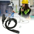 thumbnail image 4 of Acoustic Tube Headphone, High Tensile Strength Transmitting Sound Plug And Play Clear Powerful PU Cable 2 Way  Earpiece  For DEP570 For DP2000, 4 of 8