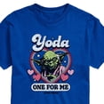 thumbnail image 3 of Star Wars - Valentine Yoda One For Me - Men's Short Sleeve Graphic T-Shirt, 3 of 5